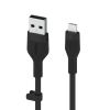 Belkin CAA008BT1MBK USB cable 39.4" (1 m) USB A USB C/Lightning Black2