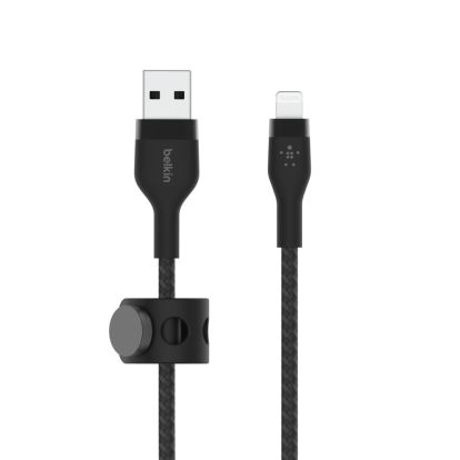 Belkin CAA010BT1MBK USB cable 39.4" (1 m) USB A USB C/Lightning Black1