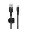 Belkin CAA010BT1MBK USB cable 39.4" (1 m) USB A USB C/Lightning Black2