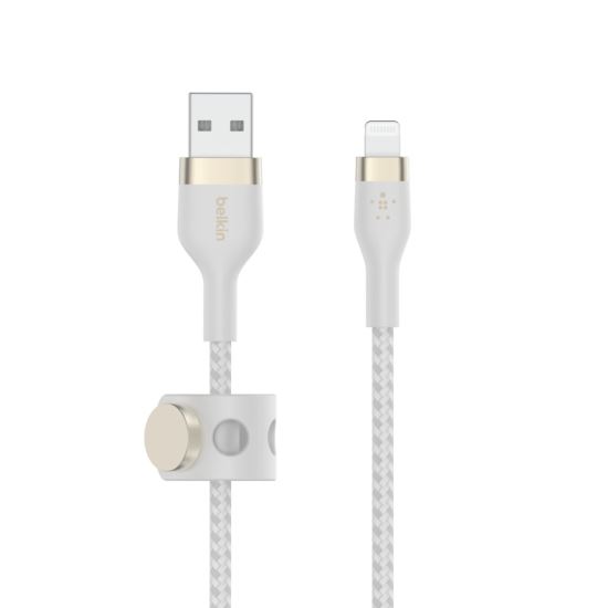 Belkin CAA010BT1MWH USB cable 39.4" (1 m) USB A USB C/Lightning White1