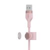 Belkin CAA010BT2MPK USB cable 39.4" (1 m) USB A USB C/Lightning Pink5