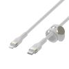 Belkin CAA011BT3MWH USB cable 118.1" (3 m) USB C USB C/Lightning White4