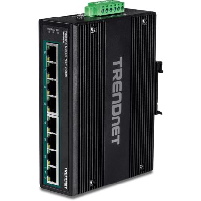 Trendnet TI-PG80B network switch Gigabit Ethernet (10/100/1000) Power over Ethernet (PoE) Black1