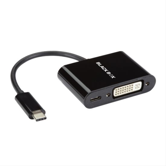 Black Box VA-USBC31-DVIC video cable adapter USB Type-C DVI-I + USB1