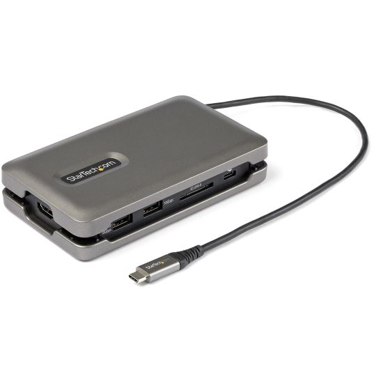 StarTech.com DKT31CSDHPD3 notebook dock/port replicator Wired USB 3.2 Gen 2 (3.1 Gen 2) Type-C Gray1