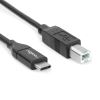 Rocstor Y10C276-B1 USB cable 70.9" (1.8 m) USB B USB C Black2