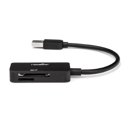 Rocstor Premium USB 3.0 card reader USB 2.0 Black1