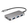 Rocstor Y10A254-A1 interface hub USB 3.2 Gen 1 (3.1 Gen 1) Type-C 5000 Mbit/s Black, Silver1