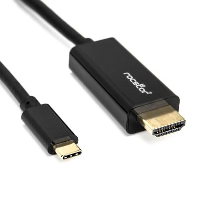 Rocstor Y10C166-B2 video cable adapter 70.9" (1.8 m) USB Type-C HDMI Black1