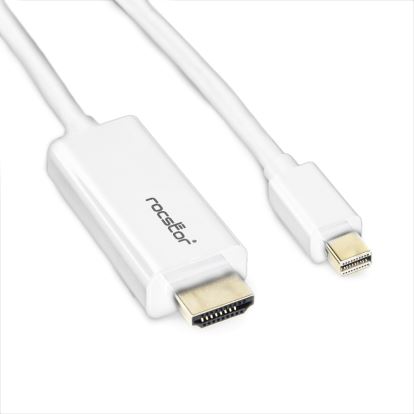 Rocstor Y10C196-W2 video cable adapter 70.9" (1.8 m) Mini DisplayPort HDMI White1