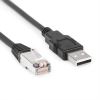 Rocstor Y10C280-B1 serial cable Black 70.9" (1.8 m) USB Type-A RJ-453