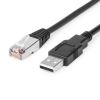 Rocstor Y10C280-B1 serial cable Black 70.9" (1.8 m) USB Type-A RJ-454