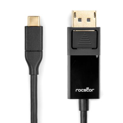 Rocstor Y10C239-B1 video cable adapter 39.4" (1 m) USB Type-C DisplayPort Black1