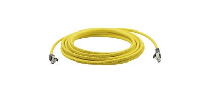 Kramer Electronics PC6A-LS503-0.5M networking cable Yellow 19.7" (0.5 m) Cat6a S/FTP (S-STP)1