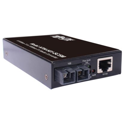 Tripp Lite N784-H01-SCSM network media converter 100 Mbit/s 1310 nm Single-mode Black1