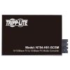 Tripp Lite N784-H01-SCSM network media converter 100 Mbit/s 1310 nm Single-mode Black6