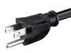 Monoprice 35045 power cable Black 11.8" (0.3 m) NEMA 5-15P NEMA 5-15R4