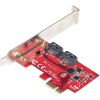StarTech.com 2P6G-PCIE-SATA-CARD interface cards/adapter Internal2
