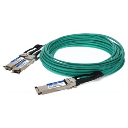 AddOn Networks MFS1S50-H010E-AO InfiniBand cable 393.7" (10 m) QSFP56 2xQSFP56 Green1