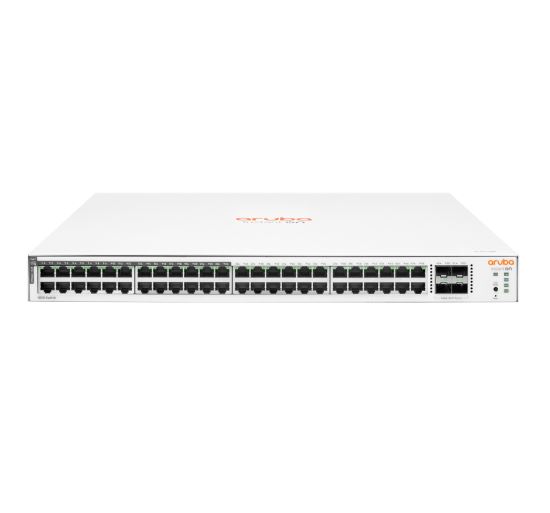 Hewlett Packard Enterprise Aruba Instant On 1830 48G 24p Class4 PoE 4SFP 370W Managed L2 Gigabit Ethernet (10/100/1000) Power over Ethernet (PoE) 1U1