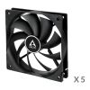 ARCTIC F12 Computer case Fan 4.72" (12 cm) Black 5 pc(s)2