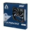 ARCTIC F14 PWM PST Computer case Fan 5.51" (14 cm) Black 1 pc(s)4