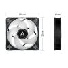 ARCTIC P12 PWM PST A-RGB 0dB Computer case Fan 4.72" (12 cm) Black, White 1 pc(s)4