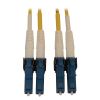 Tripp Lite N370X-01M fiber optic cable 39.4" (1 m) LC OFNR OS2 Blue, Yellow1