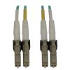 Tripp Lite N820X-10M fiber optic cable 393.7" (10 m) LC OFNR OM3 Aqua color, Beige1