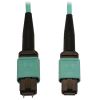 Tripp Lite N842B-05M-12-MF fiber optic cable 196.9" (5 m) MPO/MTP OFNR OM3 Aqua color, Black1