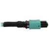 Tripp Lite N844B-LOOP-12F fiber optic cable 3.94" (0.1 m) MPO/MTP OFNR OM3 Aqua color, Black3