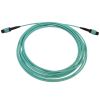 Tripp Lite N844B-05M-12-P fiber optic cable 196.9" (5 m) MPO/MTP OFNR OM3 Aqua color, Black2