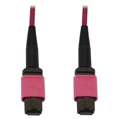 Tripp Lite N845B-02M-12-MG fiber optic cable 78.7" (2 m) MPO/MTP OFNR OM4 Black, Magenta1