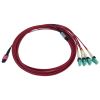 Tripp Lite N845X-05M-8L-MG fiber optic cable 196.9" (5 m) MPO/MTP 4x LC OFNR OM4 Aqua color, Black, Magenta2