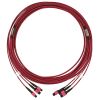 Tripp Lite N858B-10M-3X8MG fiber optic cable 393.7" (10 m) 3x MTP/MPO OFNR OM4 Black, Magenta2