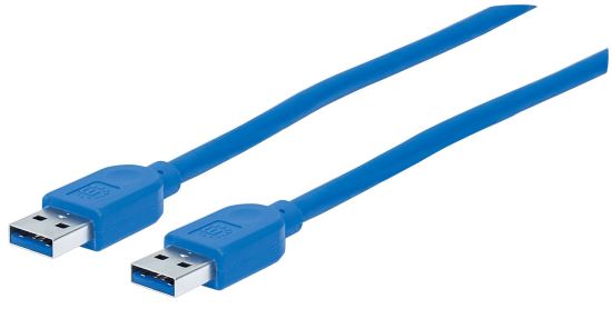 Manhattan 354295 USB cable 70.9" (1.8 m) USB 3.2 Gen 1 (3.1 Gen 1) USB 3.0 Type-A Blue1