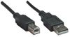 Manhattan 0.5m USB 2.0 A M/B M USB cable 19.7" (0.5 m) USB A USB B Black2