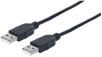 Manhattan 353885 USB cable 19.7" (0.5 m) USB 2.0 USB A Black1
