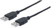 Manhattan 353915 USB cable 118.1" (3 m) USB 2.0 USB A Black1