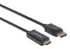 Manhattan 153188 video cable adapter 118.1" (3 m) HDMI Displayport Black2