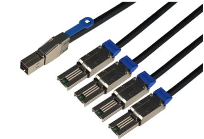 Overland-Tandberg OV-CBLE8088FAN Serial Attached SCSI (SAS) cable 78.7" (2 m) Black1