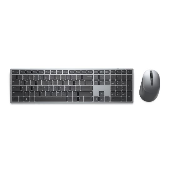 DELL KM7321W keyboard RF Wireless + Bluetooth US English Mouse included Gray, Titanium1