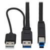 Tripp Lite U328-025-1 USB cable 300" (7.62 m) USB 3.2 Gen 1 (3.1 Gen 1) USB A USB B Black1