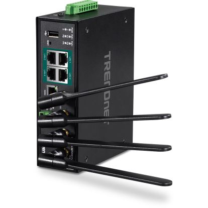 Trendnet TI-WP100 wireless router Gigabit Ethernet Dual-band (2.4 GHz / 5 GHz) 3G 5G 4G Black1