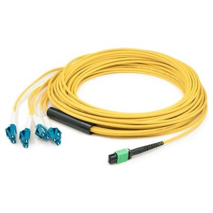 AddOn Networks ADD-MPO-4LC5M9SMF fiber optic cable 196.9" (5 m) 8x LC OS2 Yellow1