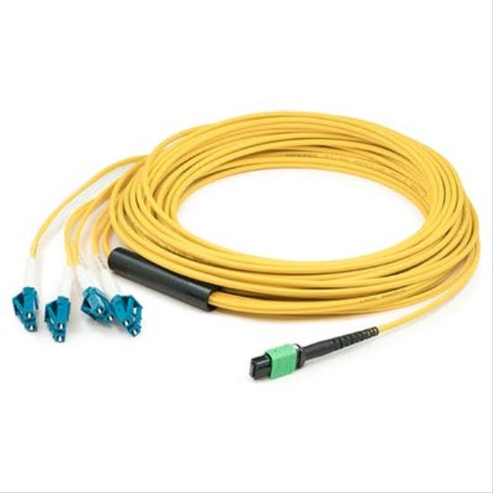 AddOn Networks ADD-MPO-4LC5M9SMF fiber optic cable 196.9" (5 m) 8x LC OS2 Yellow1