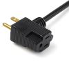 StarTech.com PAC1023 power cable Black 35.4" (0.9 m) NEMA 5-15P 2 x NEMA 5-15R3