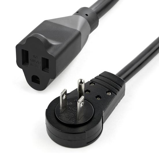 StarTech.com RTPAC10110 power cable Black 118.1" (3 m) NEMA 5-15P NEMA 5-15R1