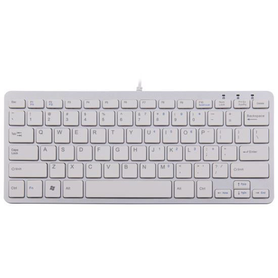 R-Go Tools RGOECQYW keyboard USB QWERTY White1