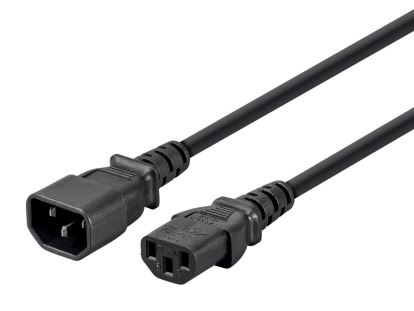 Monoprice 24192 power cable Black 35.8" (0.91 m) C14 coupler C13 coupler1